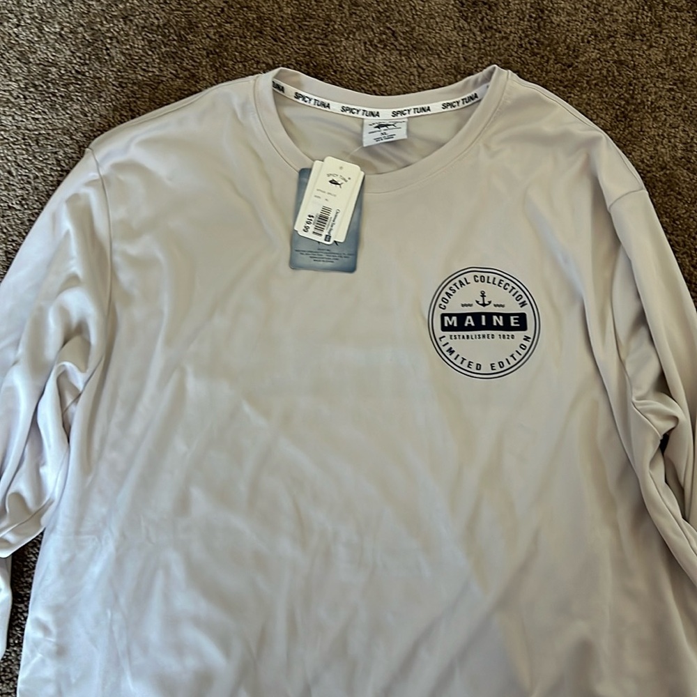 Men’s spicy tuna, extra large, long sleeve